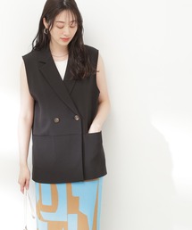 N.（N. Natural Beauty Basic） | ◆ドライタッチジレジャケット(ベスト)