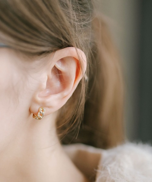 Ops.（オプス）の「ピアス 金属アレルギー対応 シルバー925 ゴールド 【kyklos-chain キクロス・チェーン】（ピアス（両耳用）・レディース・シルバー/イエローゴールド・ONE SIZE）」の22枚目の写真