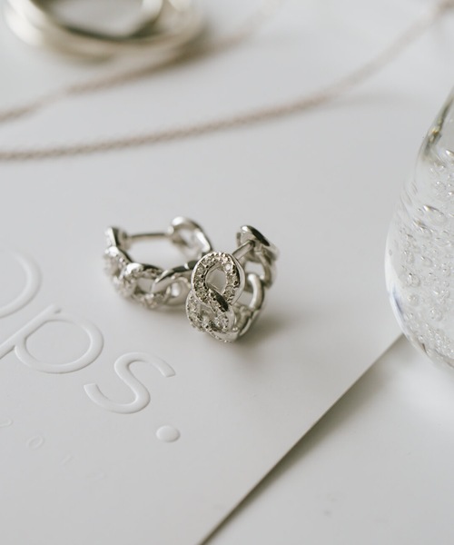 Ops.（オプス）の「ピアス 金属アレルギー対応 シルバー925 ゴールド 【kyklos-chain キクロス・チェーン】（ピアス（両耳用）・レディース・シルバー/イエローゴールド・ONE SIZE）」の21枚目の写真