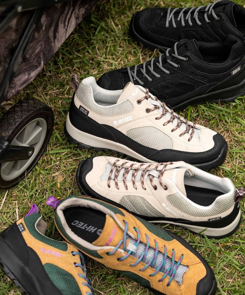 HI-TEC（ハイテック）の「【HI-TEC／ハイテック】 HT HKU11 メンズ／レディス アウトドアスニーカー　透湿防水（スニーカー・メンズ・ライトグレー/ブラック・25.0cm/26.0cm/27.0cm/29.0cm/24.5cm/25.5cm/26.5cm/24.0cm/22.5cm/28.0cm/22.0cm/23.5cm/27.5cm/23.0cm）」の3枚目の写真