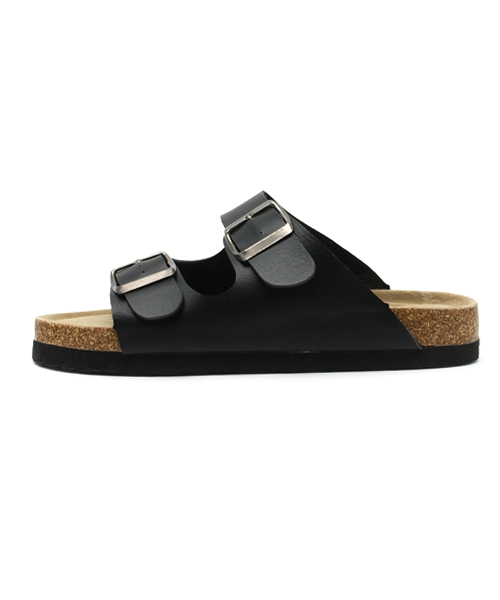 CIAOPANIC（チャオパニック）の「【Ciaopanic】　2ベルトサンダル（サンダル・レディース・ホワイト/ブラック・24.5cm/24/23.5cm）」の3枚目の写真