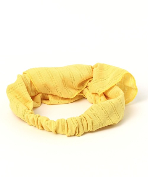 BAYFLOW（ベイフロー）の「リブターバン(KIDS)（ヘアバンド・キッズ・イエロー/アイボリー/ブルー・FREE）」の12枚目の写真