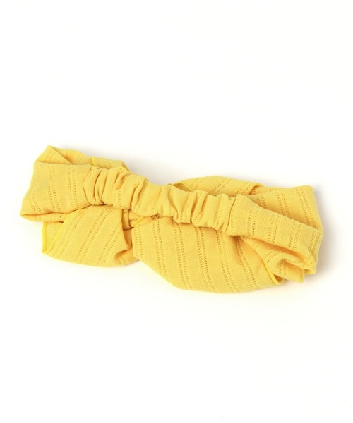 BAYFLOW（ベイフロー）の「リブターバン(KIDS)（ヘアバンド・キッズ・イエロー/アイボリー/ブルー・FREE）」の5枚目の写真