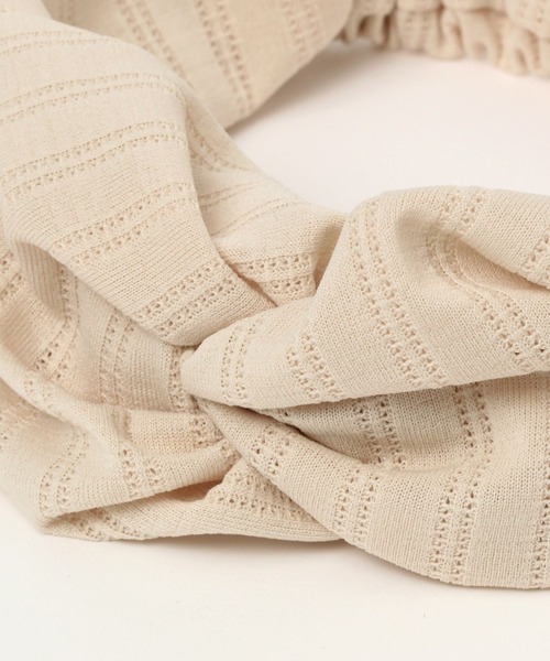 BAYFLOW（ベイフロー）の「リブターバン(KIDS)（ヘアバンド・キッズ・イエロー/アイボリー/ブルー・FREE）」の9枚目の写真