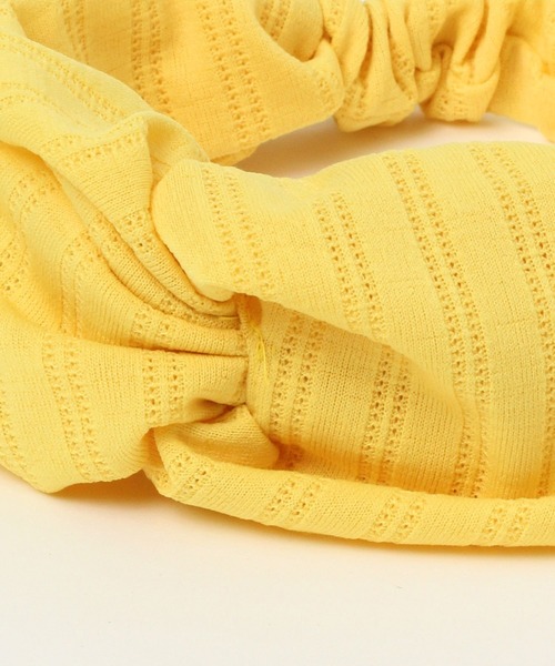 BAYFLOW（ベイフロー）の「リブターバン(KIDS)（ヘアバンド・キッズ・イエロー/アイボリー/ブルー・FREE）」の7枚目の写真