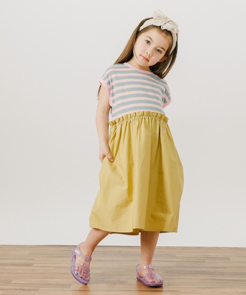 BAYFLOW（ベイフロー）の「リブターバン(KIDS)（ヘアバンド・キッズ・イエロー/アイボリー/ブルー・FREE）」の8枚目の写真