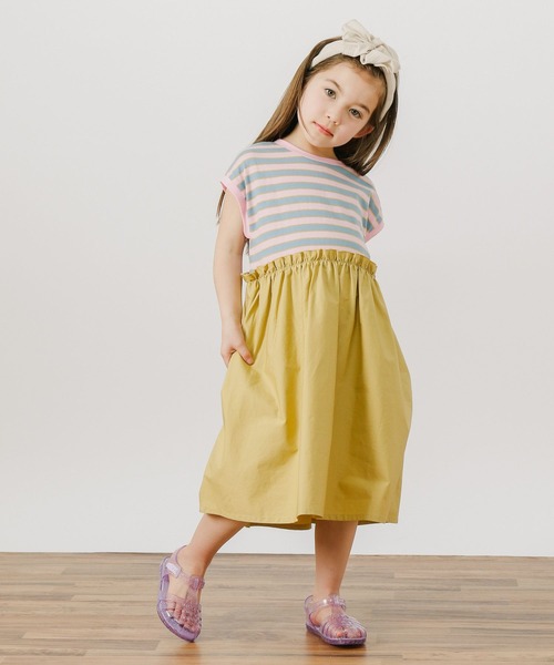 BAYFLOW（ベイフロー）の「リブターバン(KIDS)（ヘアバンド・キッズ・イエロー/アイボリー/ブルー・FREE）」の6枚目の写真