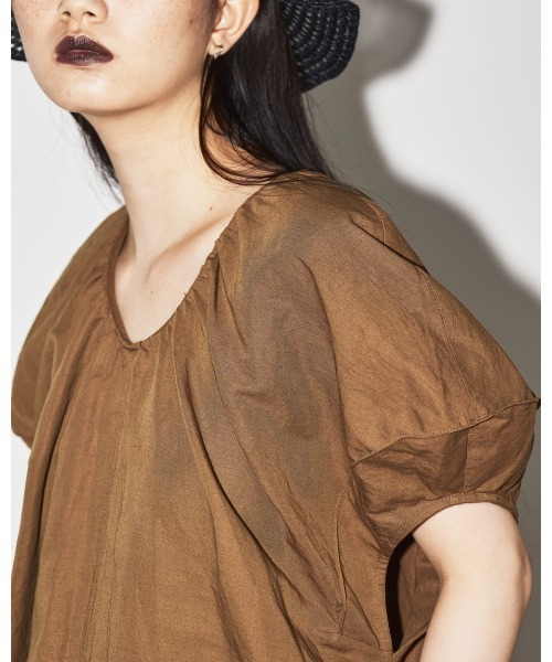 TODAYFUL(トゥデイフル)の「パフスリーブドレス(ワンピース・レディース・ブラック/キナリ/キャメル・36inch/38inch)」の16枚目の写真