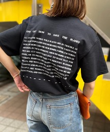 mi via loca | GILDAN touch WOOD ロゴプリント半袖Tシャツ【MVL001】(Tシャツ/カットソー)