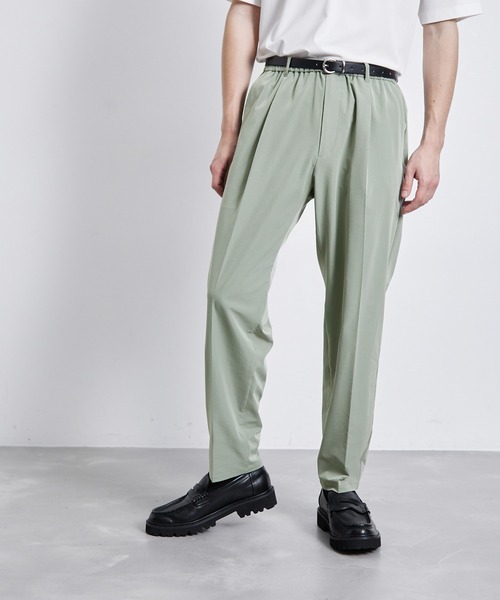  j.n.r.d（ジェー・エヌ・アール・ディー）の「【セットアップ対応】j.n.r.d/2WAYストレッチポリサッカーイージーパンツ（スラックス・メンズ・ダークブラウン/カーキ/ネイビー・M/L/LL）」の4枚目の写真