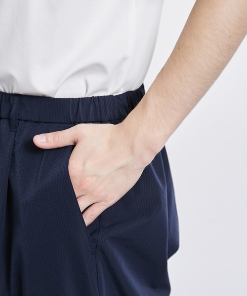  j.n.r.d（ジェー・エヌ・アール・ディー）の「【セットアップ対応】j.n.r.d/2WAYストレッチポリサッカーイージーパンツ（スラックス・メンズ・ダークブラウン/カーキ/ネイビー・M/L/LL）」の9枚目の写真