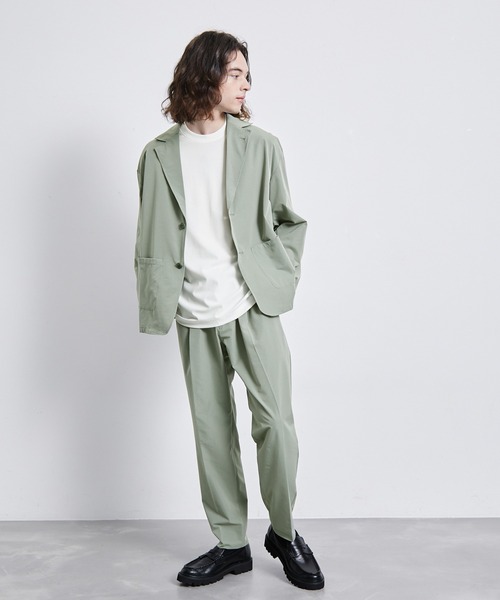  j.n.r.d（ジェー・エヌ・アール・ディー）の「【セットアップ対応】j.n.r.d/2WAYストレッチポリサッカーイージーパンツ（スラックス・メンズ・ダークブラウン/カーキ/ネイビー・M/L/LL）」の14枚目の写真