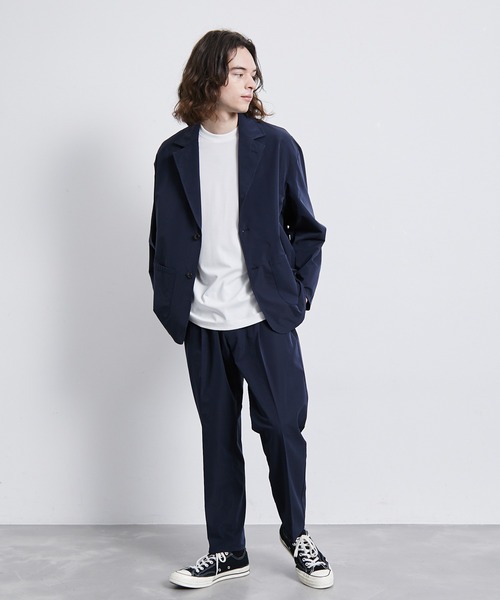  j.n.r.d（ジェー・エヌ・アール・ディー）の「【セットアップ対応】j.n.r.d/2WAYストレッチポリサッカーイージーパンツ（スラックス・メンズ・ダークブラウン/カーキ/ネイビー・M/L/LL）」の16枚目の写真