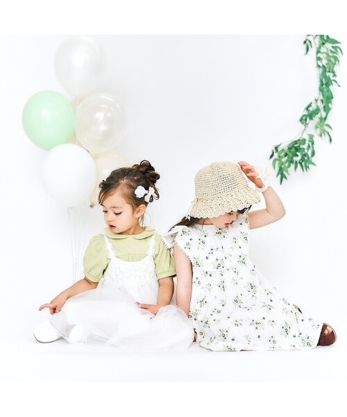 apres les cours（アプレレクール）の「レースヘアクリップセット＿アプレレクールマシェリ（バレッタ/ヘアクリップ・キッズ・アイボリー・FREE）」の7枚目の写真