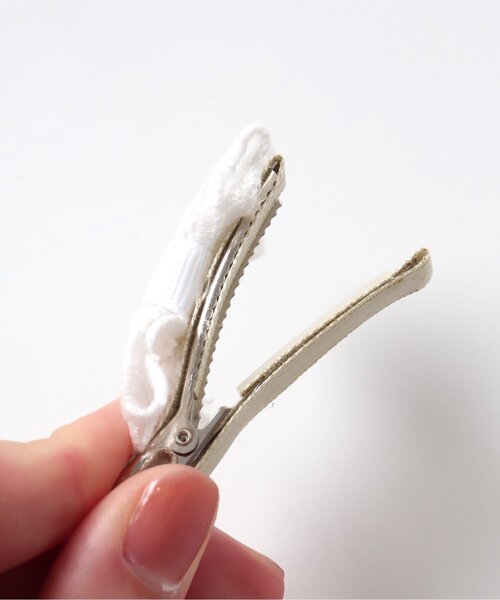 apres les cours（アプレレクール）の「レースヘアクリップセット＿アプレレクールマシェリ（バレッタ/ヘアクリップ・キッズ・アイボリー・FREE）」の5枚目の写真