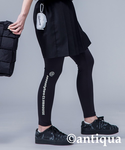 antiqua（アンティカ）の「【STCH】ロゴデザインレギンス（レギンス/スパッツ・レディース・ブラック・S/M/L）」の9枚目の写真