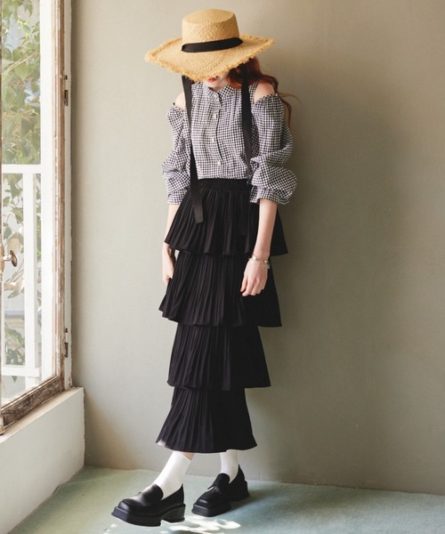 paravion（パラビオン）の「サマーハット（ハット・レディース・ベージュ/ブラック・FREE）」の21枚目の写真