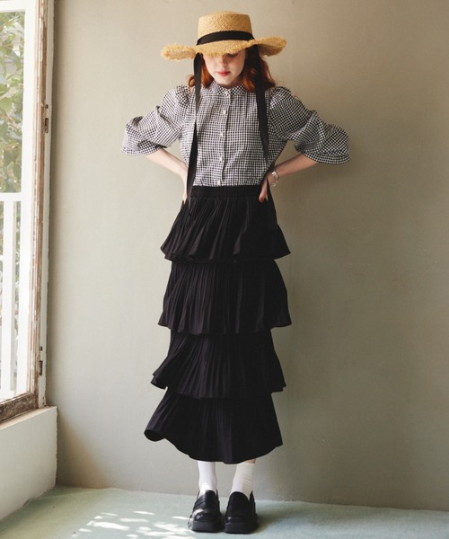 paravion（パラビオン）の「サマーハット（ハット・レディース・ベージュ/ブラック・FREE）」の8枚目の写真