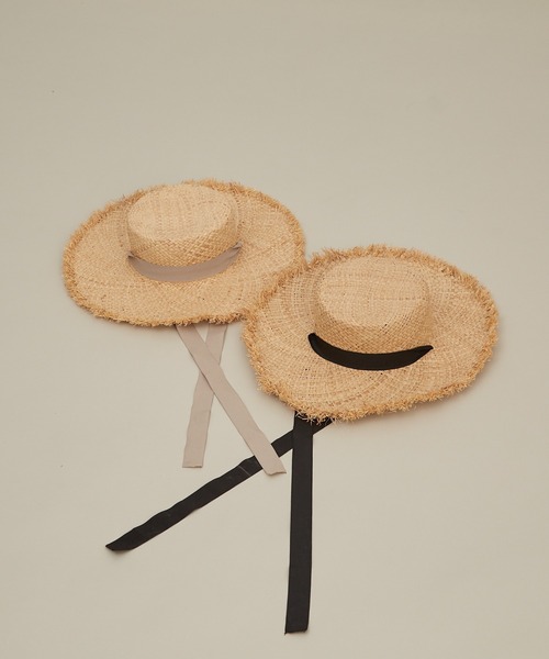 paravion（パラビオン）の「サマーハット（ハット・レディース・ベージュ/ブラック・FREE）」の10枚目の写真