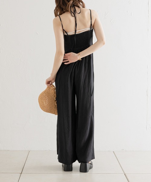 Chico（チコ）の「【SALON by Chico限定】ブラカップコンビネゾン（サロペット/オーバーオール・レディース・ホワイト/ブラック/イエロー・FREE）」の5枚目の写真