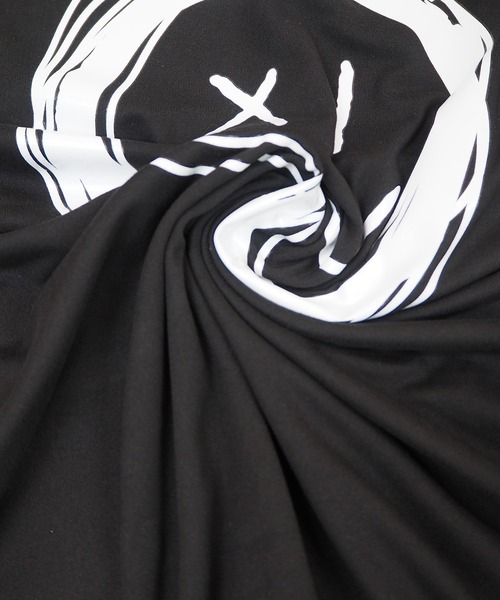 DiamondHearts（ダイヤモンドハーツ）の「スマイリープリントTシャツ（Tシャツ/カットソー・レディース・ブラック/ホワイト・FREE/LARGE）」の5枚目の写真