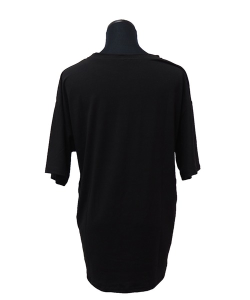 DiamondHearts（ダイヤモンドハーツ）の「スマイリープリントTシャツ（Tシャツ/カットソー・レディース・ブラック/ホワイト・FREE/LARGE）」の7枚目の写真