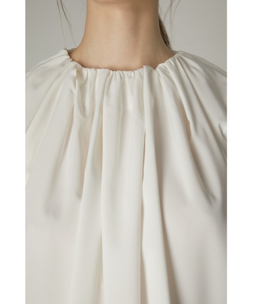 RIM.ARK（リムアーク）の「Tucked neck tops（シャツ/ブラウス