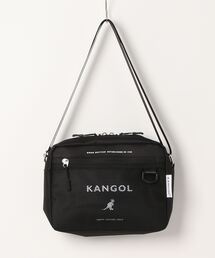 【KANGOL】横型 メッシュポケット ショルダーバック