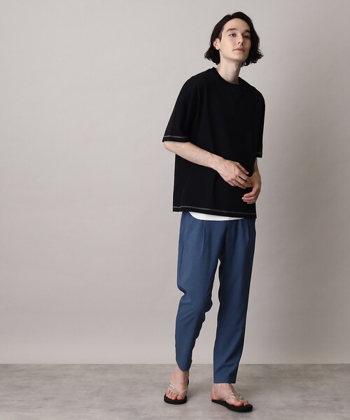 THE SHOP TK （ザ ショップ ティーケー ）の「◆エアドライラウンドタンクトップ（タンクトップ・メンズ・ホワイト/ライトグレー/ブラック・03/04/02）」の4枚目の写真