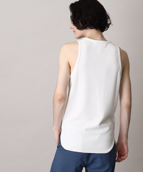THE SHOP TK （ザ ショップ ティーケー ）の「◆エアドライラウンドタンクトップ（タンクトップ・メンズ・ホワイト/ライトグレー/ブラック・03/04/02）」の9枚目の写真