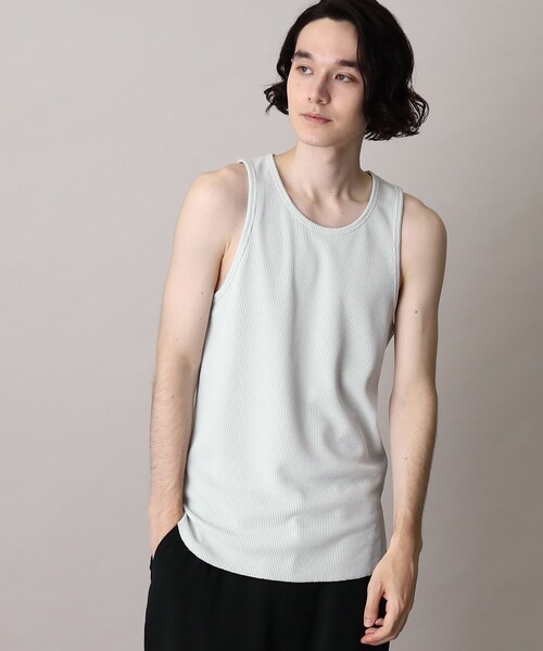 THE SHOP TK （ザ ショップ ティーケー ）の「◆エアドライラウンドタンクトップ（タンクトップ・メンズ・ホワイト/ライトグレー/ブラック・03/04/02）」の20枚目の写真