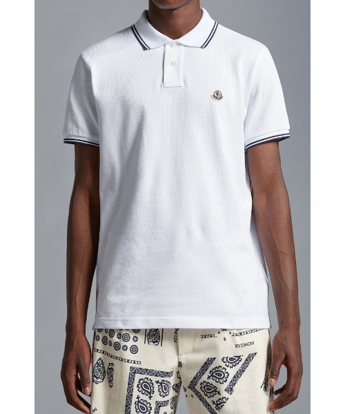 MONCLER（モンクレール）の「SS POLO（ポロシャツ・メンズ・ブラック/ホワイト・XL）」の2枚目の写真