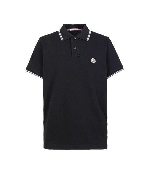 MONCLER（モンクレール）の「SS POLO（ポロシャツ・メンズ・ブラック/ホワイト・XL）」の3枚目の写真