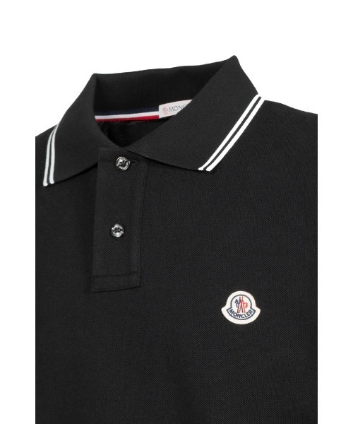 MONCLER（モンクレール）の「SS POLO（ポロシャツ・メンズ・ブラック/ホワイト・XL）」の5枚目の写真