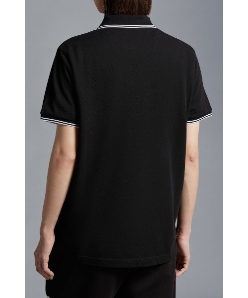 MONCLER（モンクレール）の「SS POLO（ポロシャツ・メンズ・ブラック/ホワイト・XL）」の6枚目の写真