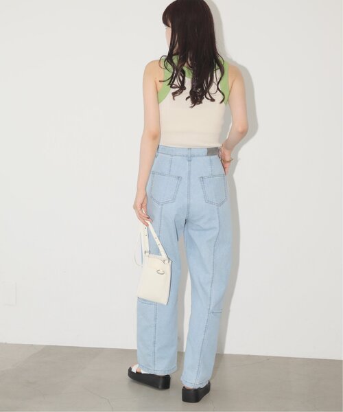 RAY CASSIN(レイカズン)の「配色リブノースリニット(タンクトップ・レディース・ブラック/グリーン/オレンジ・FREE)」の21枚目の写真