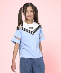 VIVIAN BLUE | 【VIVIAN BLUE】フェイクレイヤード肩あきＴ(Tシャツ/カットソー)