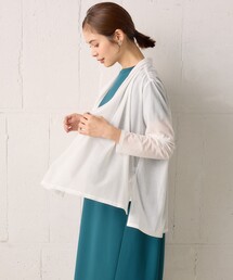 【WEB限定】シアーツイルジャージーショート カーディガン