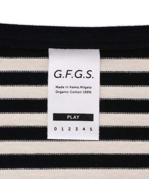 ADAM ET ROPE'（アダムエロペ）の「【G.F.G.S. for ADAM ET ROPE'】別注ボートネックボーダー（Tシャツ/カットソー・レディース・ブラック/ダークグリーン/ワイン・FREE）」の21枚目の写真