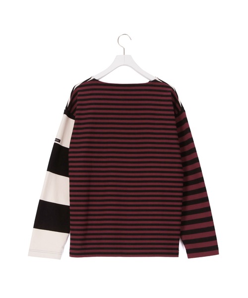 ADAM ET ROPE'（アダムエロペ）の「【G.F.G.S. for ADAM ET ROPE'】別注ボートネックボーダー（Tシャツ/カットソー・レディース・ブラック/ダークグリーン/ワイン・FREE）」の15枚目の写真