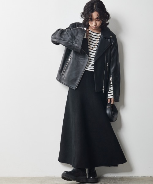 CHIC STYLE（シックスタイル）の「＜大きいサイズ＞綿100％ボーダーボートネックカットソープルオーバー シックスタイル（Tシャツ/カットソー・レディース・ホワイト系/ネイビー系・L/LL/3L/5L/4L）」の5枚目の写真