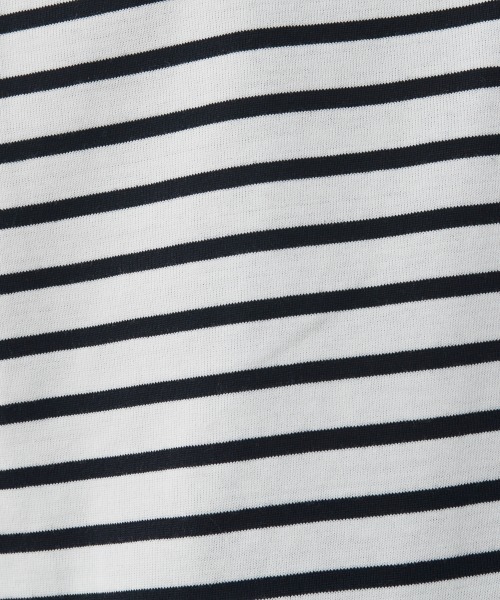 CHIC STYLE（シックスタイル）の「＜大きいサイズ＞綿100％ボーダーボートネックカットソープルオーバー シックスタイル（Tシャツ/カットソー・レディース・ホワイト系/ネイビー系・L/LL/3L/5L/4L）」の22枚目の写真