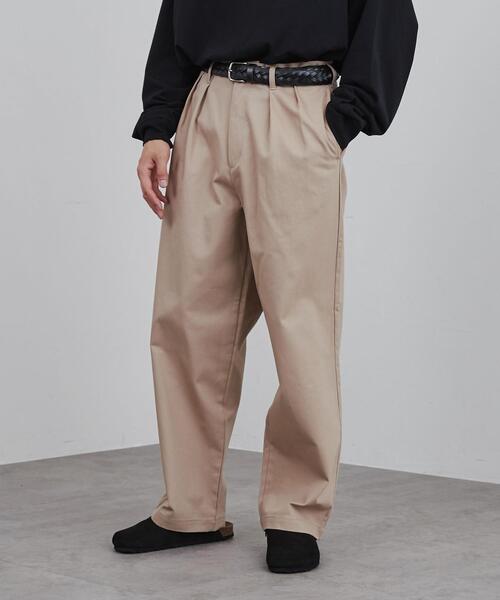 coen（コーエン）の「§ルーズシルエットトラウザーパンツ（チノパンツ・メンズ・ブラック/ベージュ/ネイビー・S/M/L/XL）」の4枚目の写真