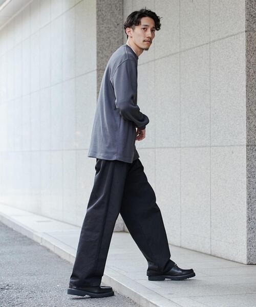 coen（コーエン）の「§ルーズシルエットトラウザーパンツ（チノパンツ・メンズ・ブラック/ベージュ/ネイビー・S/M/L/XL）」の9枚目の写真