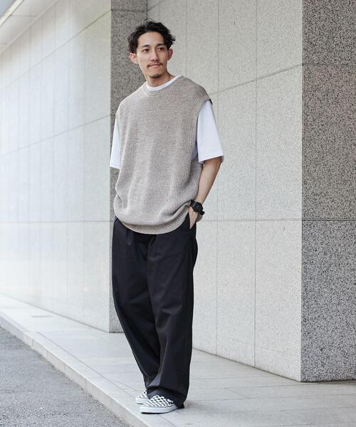 coen（コーエン）の「§ルーズシルエットトラウザーパンツ（チノパンツ・メンズ・ブラック/ベージュ/ネイビー・S/M/L/XL）」の13枚目の写真