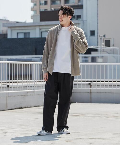 coen（コーエン）の「§ルーズシルエットトラウザーパンツ（チノパンツ・メンズ・ブラック/ベージュ/ネイビー・S/M/L/XL）」の15枚目の写真