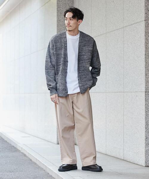 coen（コーエン）の「§ルーズシルエットトラウザーパンツ（チノパンツ・メンズ・ブラック/ベージュ/ネイビー・S/M/L/XL）」の17枚目の写真