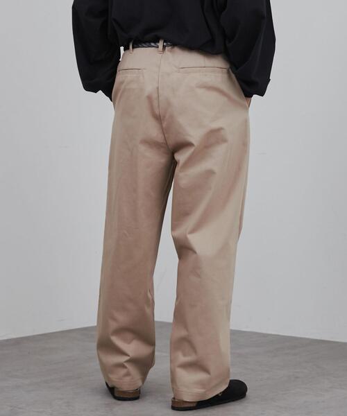 coen（コーエン）の「§ルーズシルエットトラウザーパンツ（チノパンツ・メンズ・ブラック/ベージュ/ネイビー・S/M/L/XL）」の22枚目の写真