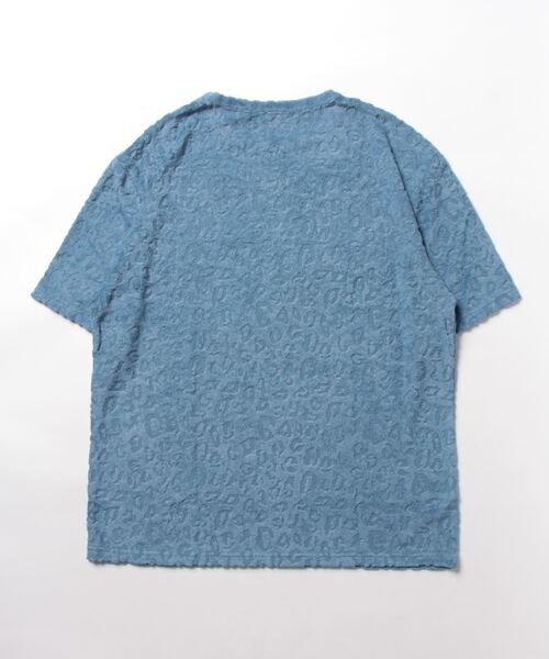 Bling Leads(ブリングリーズ)の「★Bling leads★ レオパード柄クルーネックTシャツ(Tシャツ/カットソー・レディース・ブラック/ホワイト/ブルー・LARGE/MEDIUM)」の4枚目の写真