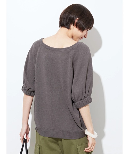 AMERICAN HOLIC（アメリカンホリック）の「リネンブレンド2WAYニットカーディガン（カーディガン/ボレロ・レディース・アイボリー/チャコールグレー/キャメル・M/L）」の18枚目の写真